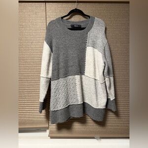 Zara Patch Work Sweater